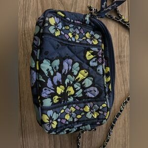 NWOT Vera Bradley Small Indigo Pop Crossbag Purse